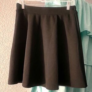 SHEIN black flare skirt